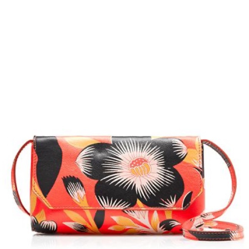 J. Crew Hibiscus Print Crossbody Floral Bag NWOT RARE